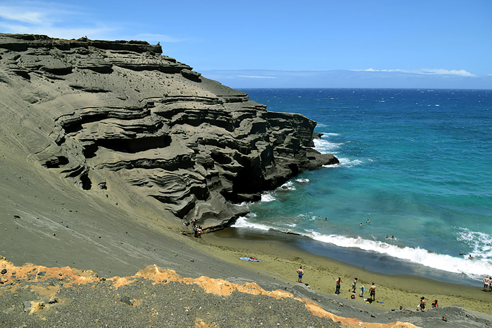 5. Colorful beaches: